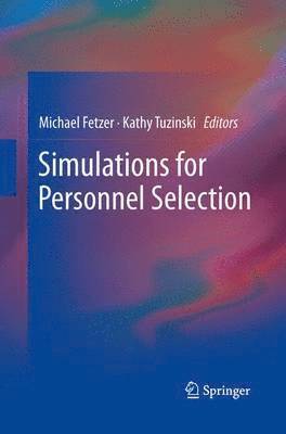 bokomslag Simulations for Personnel Selection