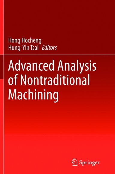 bokomslag Advanced Analysis of Nontraditional Machining