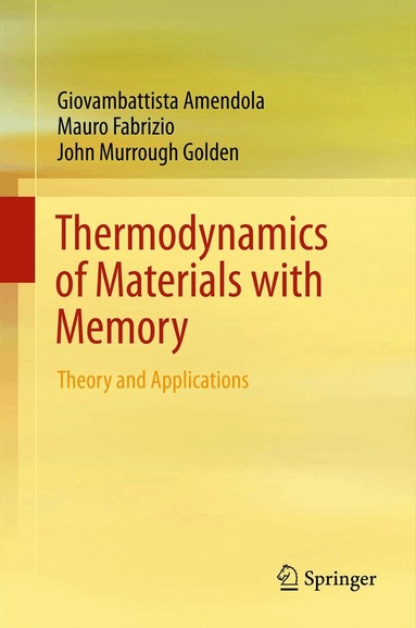 Giovambattista Amendola, Mauro Fabrizio, John Murrough Golden - Thermodynamics of Materials with Memory, Häftad