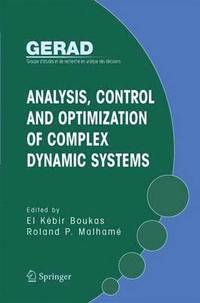 bokomslag Analysis, Control and Optimization of Complex Dynamic Systems