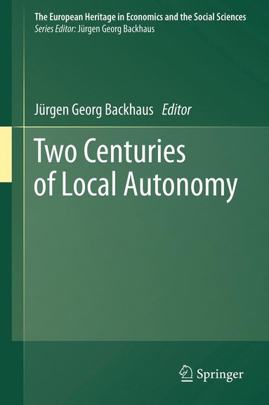 bokomslag Two Centuries of Local Autonomy