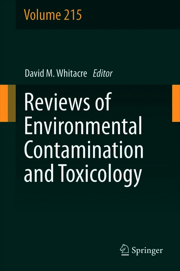 David M. Whitacre - Reviews of Environmental Contamination and Toxicology, Häftad