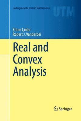 bokomslag Real and Convex Analysis