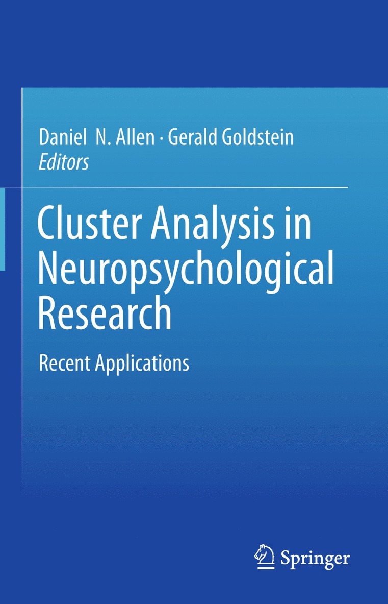 Cluster Analysis in Neuropsychological Research 1