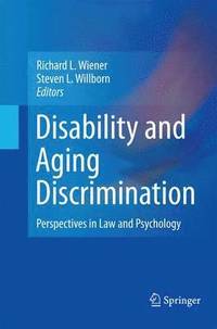 bokomslag Disability and Aging Discrimination