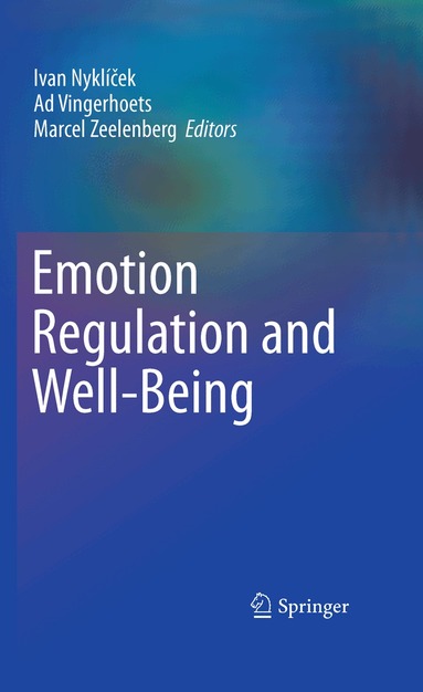 Ivan Nyklíček, Ad Vingerhoets, Marcel Zeelenberg - Emotion Regulation and Well-Being, Häftad