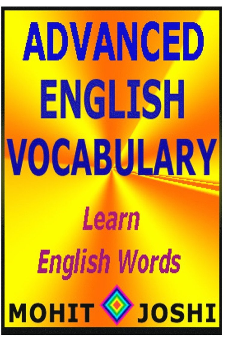 Advanced English Vocabulary 1