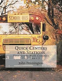 bokomslag Quick Centers and Stations: First Grade Math Common Core 1.oa.c.5