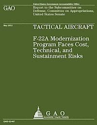 Government Accountability Office - Tactical Aircraft F22A: F-22A Modernization Program Faces Cost, Technical, and Sustainment Risks, Häftad