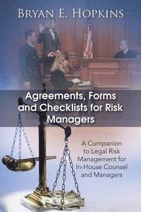 bokomslag Agreements, Forms and Checklists for Risk Managers