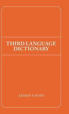 bokomslag Third Language Dictionary