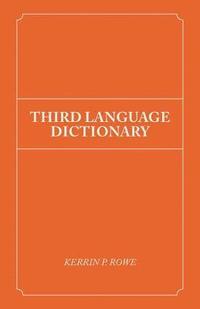 bokomslag Third Language Dictionary