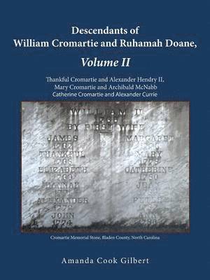 Descendants of William Cromartie and Ruhamah Doane 1