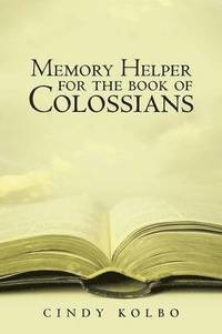 bokomslag Memory Helper for the Book of Colossians