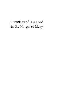 Promises of Our Lord to St. Margaret Mary 1