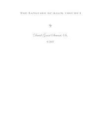 David Grant Stewart Sr - The Language of Adam, volume 1, Häftad