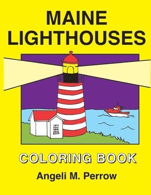 bokomslag Maine Lighthouses Coloring Book