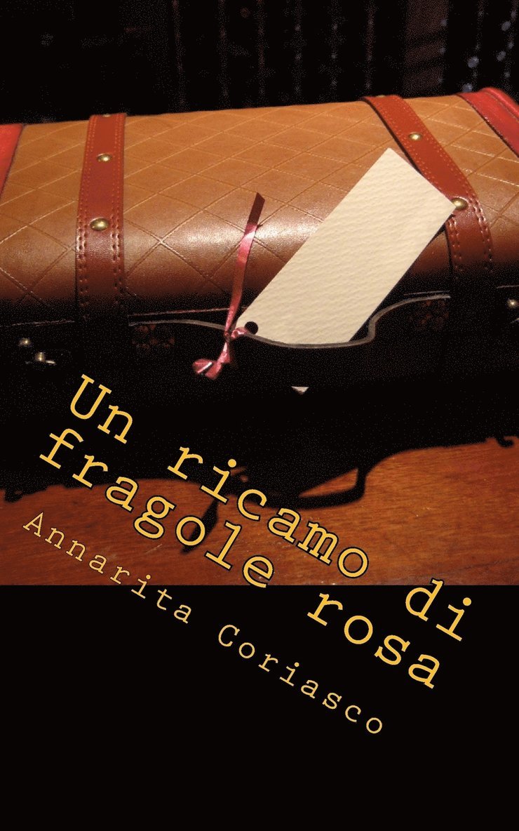 ricamo di fragole rosa