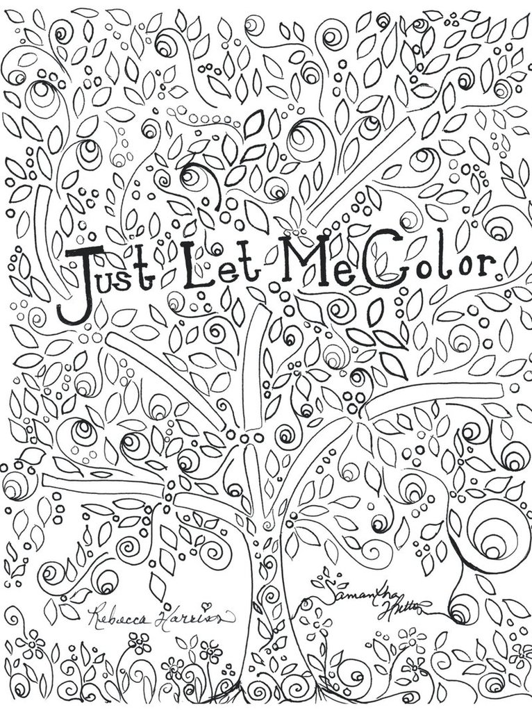Samantha Hutto, Rebecca Harrison - Just Let Me Color, Häftad