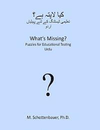 bokomslag What's Missing? Puzzles for Educational Testing: Urdu