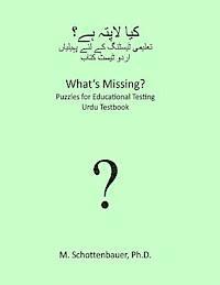 bokomslag What's Missing? Puzzles for Educational Testing: Urdu Testbook