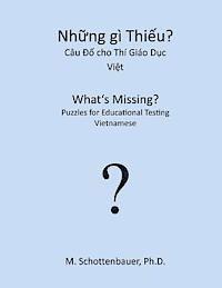 bokomslag What's Missing? Puzzles for Educational Testing: Vietnamese