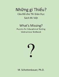 bokomslag What's Missing? Puzzles for Educational Testing: Vietnamese Testbook