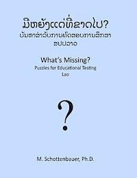 bokomslag What's Missing? Puzzles for Educational Testing: Lao