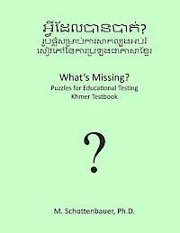 bokomslag What's Missing? Puzzles for Educational Testing: Khmer Testbook