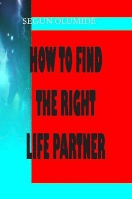 bokomslag How To Find The Right Life Partner