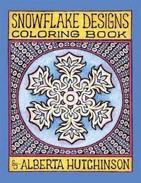 bokomslag Snowflake Designs Coloring Book: 24 Designs in Elaborate Frames
