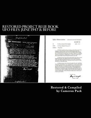 Cameron Pack - Restored Project Blue Book UFO Files, Häftad