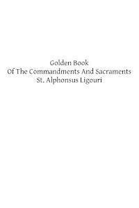 bokomslag Golden Book Of The Commandments And Sacraments