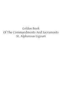 Golden Book Of The Commandments And Sacraments 1