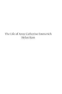 bokomslag The Life of Anne Catherine Emmerich