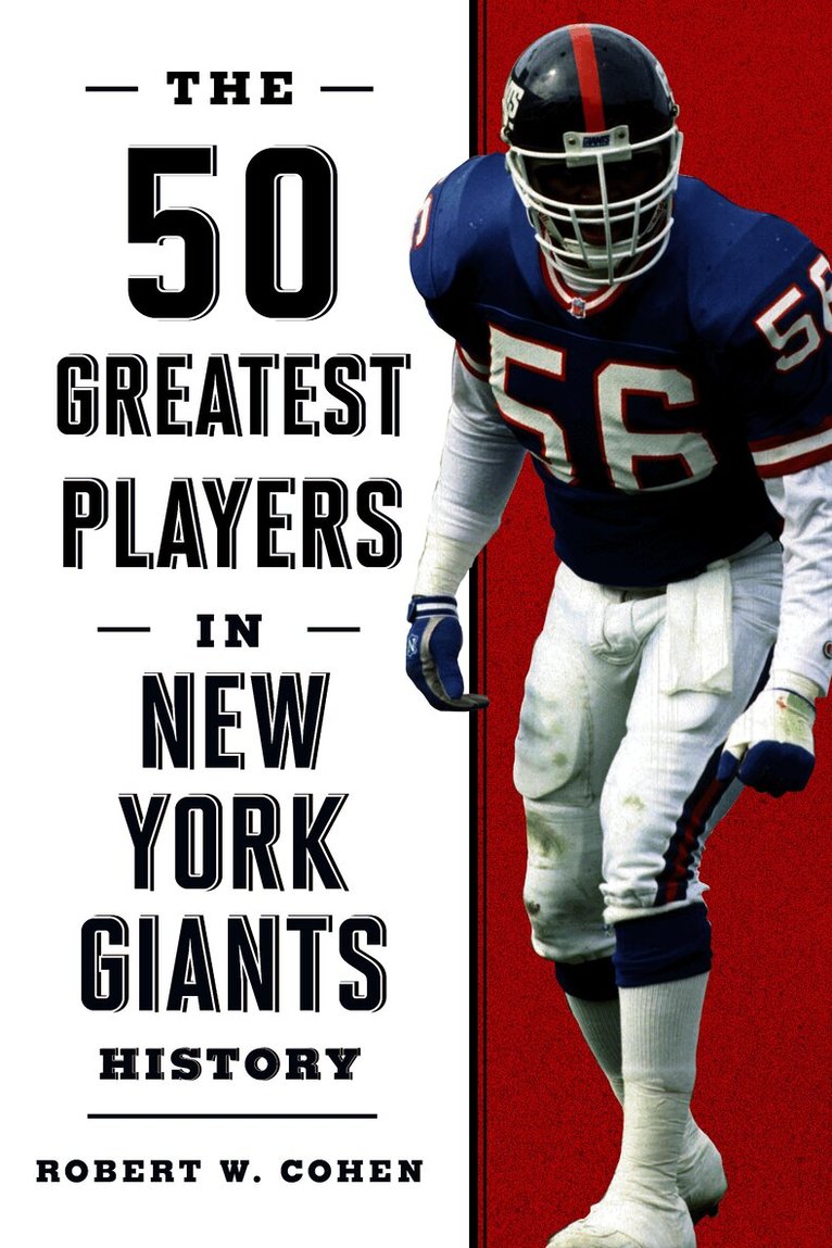 50 Greatest Players in New York Giants History