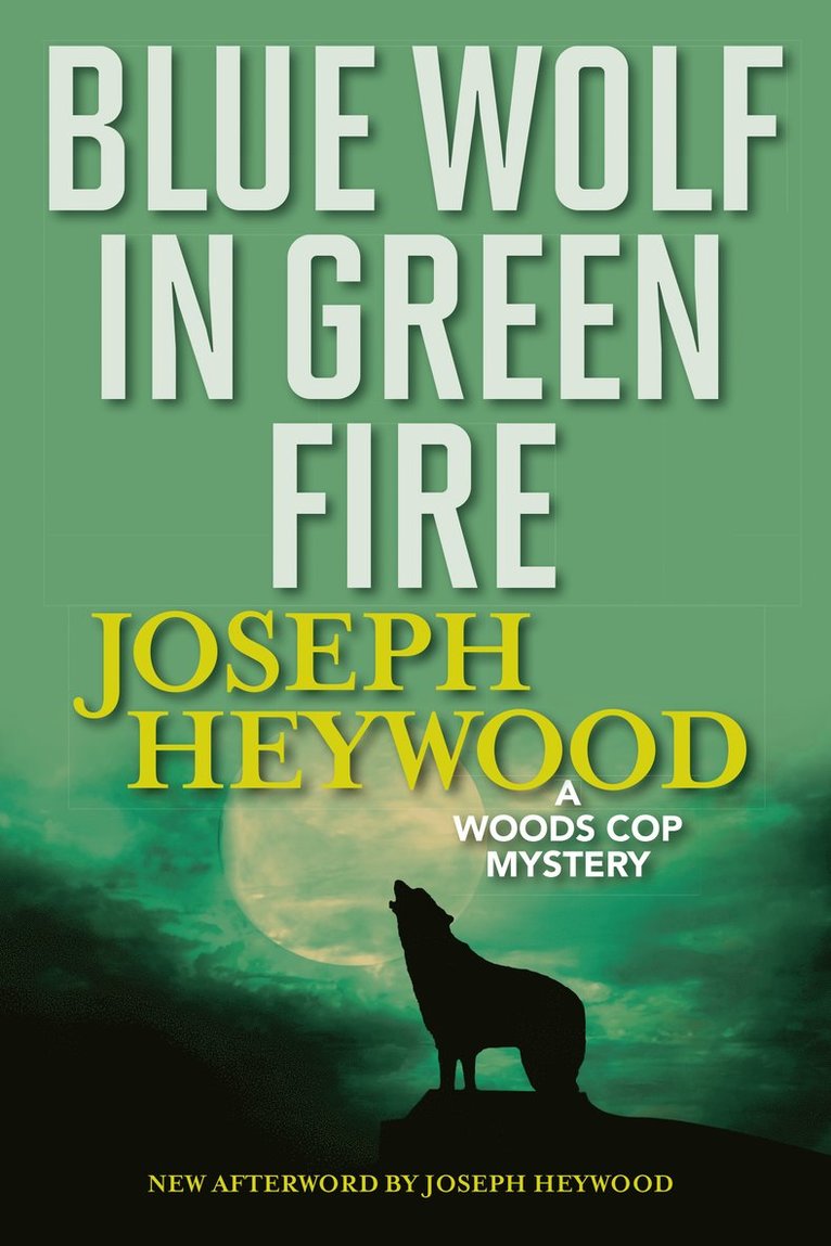 Blue Wolf In Green Fire 1