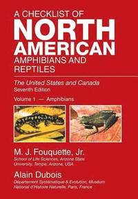 bokomslag A Checklist of North American Amphibians and Reptiles