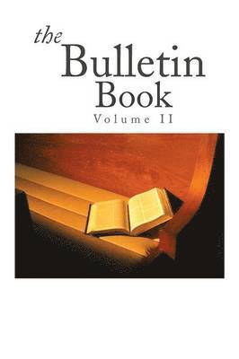 bokomslag Bulletin Book