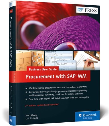 Matt Chudy, Luis Castedo - Procurement with SAP MM: Business User Guide, Inbunden