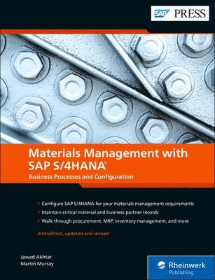 Jawad Akhtar, Martin Murray - Materials Management with SAP S/4HANA®, Inbunden