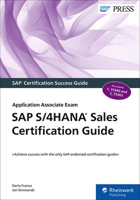 Dario Franco, Jon Simmonds - SAP S/4HANA Sales Certification Guide, Häftad