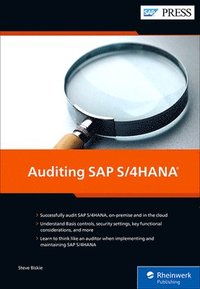 bokomslag Auditing SAP S/4hana