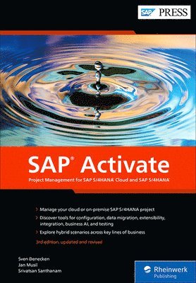 bokomslag SAP Activate: Project Management for SAP S/4hana Cloud and SAP S/4hana