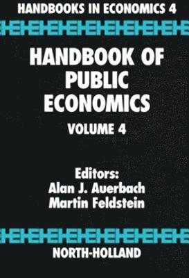 bokomslag Handbook of Public Economics