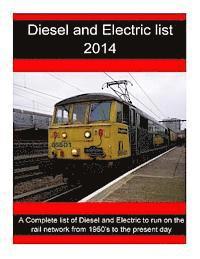 Diesel and Electric list 2014 1