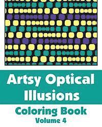 bokomslag Artsy Optical Illusions Coloring Book