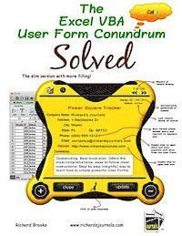 The Excel VBA User Form Conundrum Solved: The slim version with more filling! In Color. 1