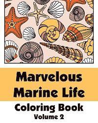 bokomslag Marvelous Marine Life Coloring Book