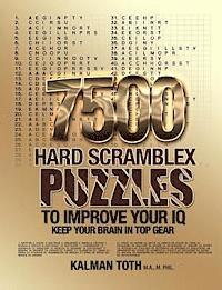 bokomslag 7500 Hard Scramblex Puzzles To Improve Your IQ